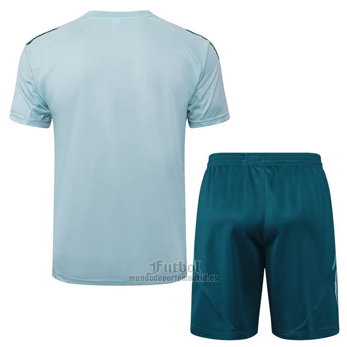 Chandal del Cruzeiro Manga Corta 2024-2025 Verde Pantalon Corto